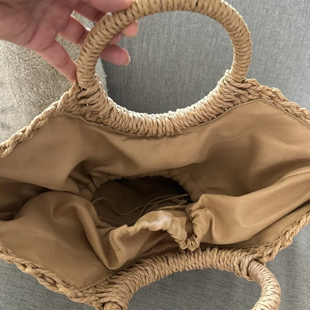 Beach bag - Rattan - Picture 2 of 3